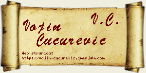 Vojin Cucurević vizit kartica